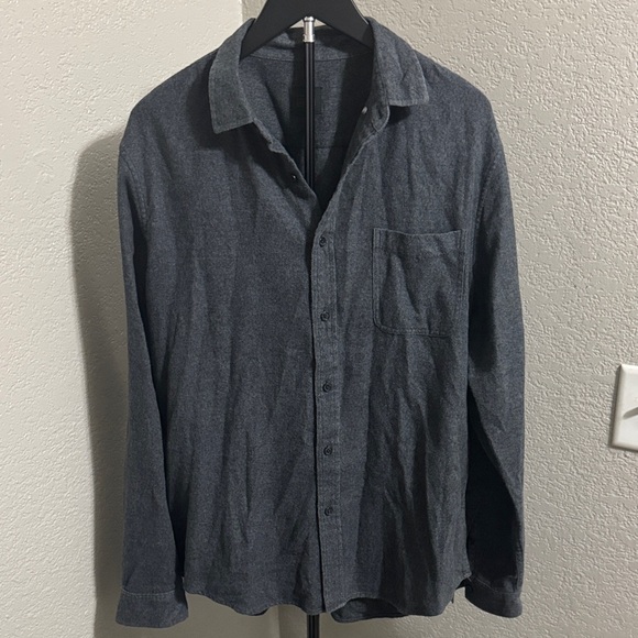 14th & Union Other - 14th & Union Dark Gray Casual Cotton Button Down Shirt